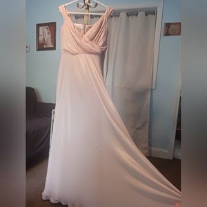 David's Bridal Chiffon Dress by DB Syudios size 14
